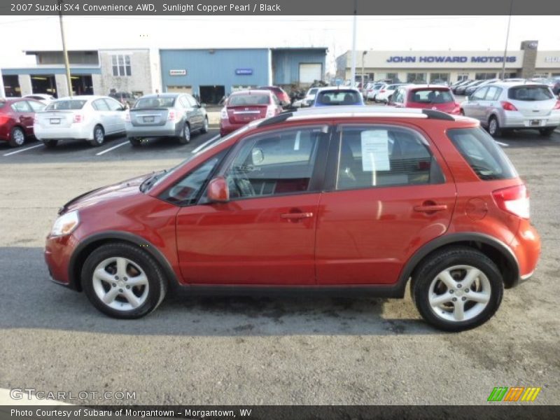  2007 SX4 Convenience AWD Sunlight Copper Pearl