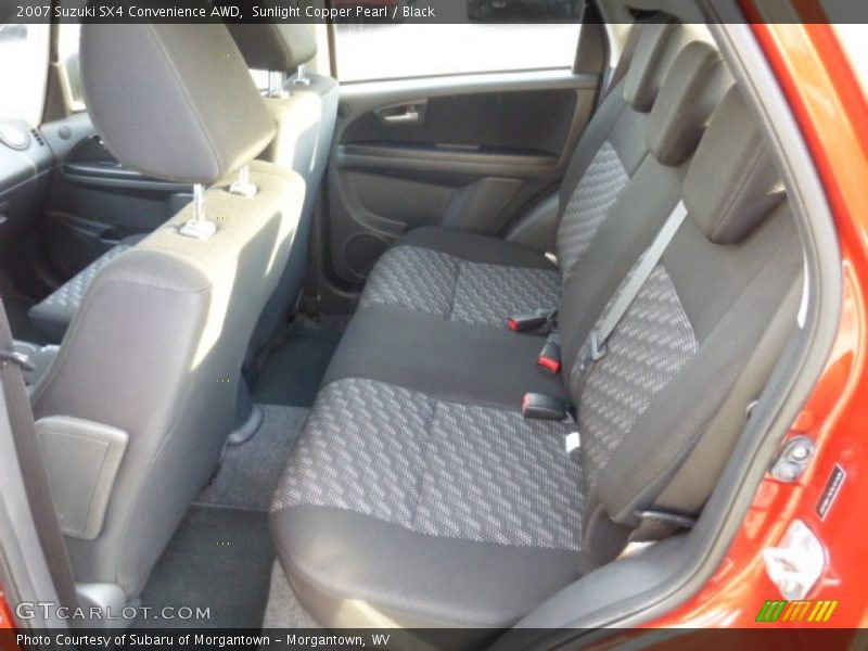 Rear Seat of 2007 SX4 Convenience AWD