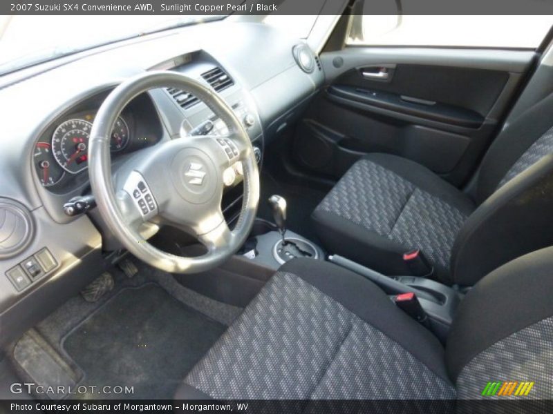 Black Interior - 2007 SX4 Convenience AWD 