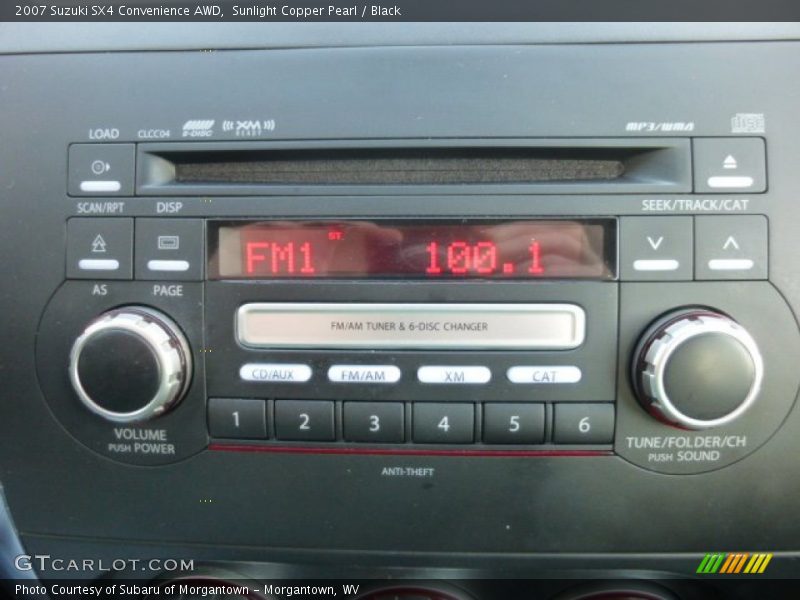Audio System of 2007 SX4 Convenience AWD
