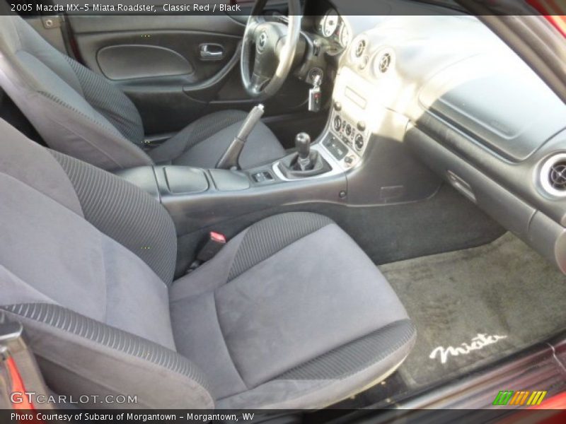 Classic Red / Black 2005 Mazda MX-5 Miata Roadster
