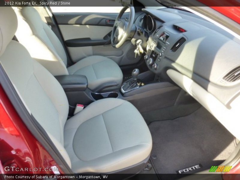 Spicy Red / Stone 2012 Kia Forte EX