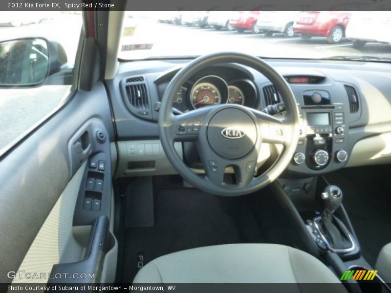 Spicy Red / Stone 2012 Kia Forte EX
