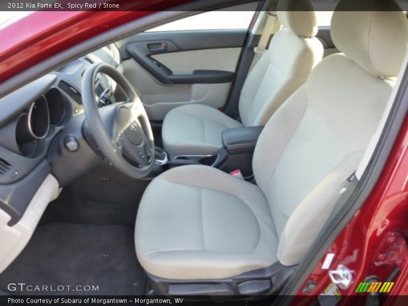 Spicy Red / Stone 2012 Kia Forte EX