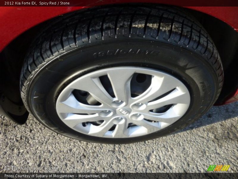 Spicy Red / Stone 2012 Kia Forte EX