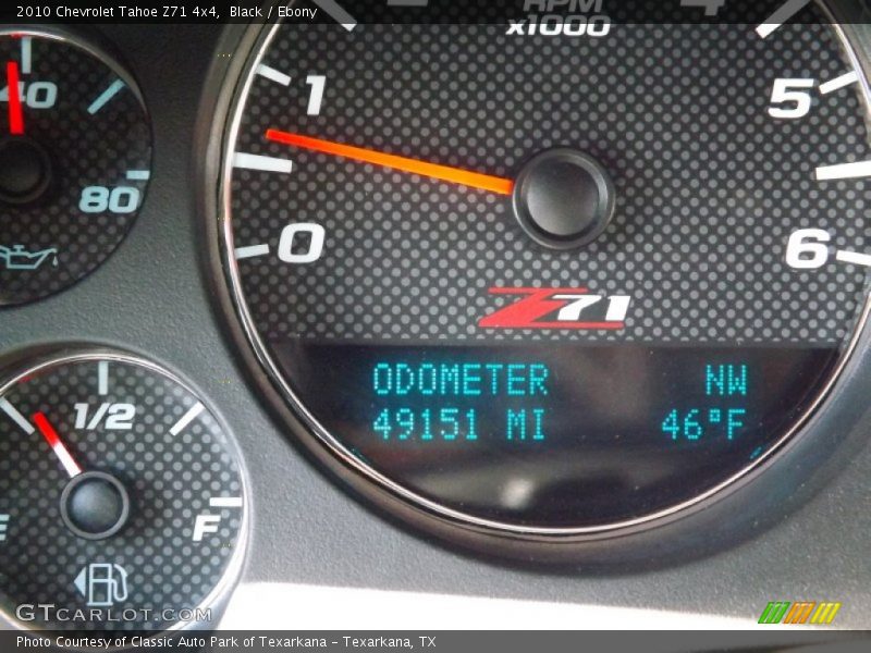 Black / Ebony 2010 Chevrolet Tahoe Z71 4x4