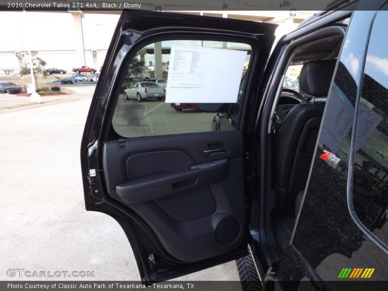 Black / Ebony 2010 Chevrolet Tahoe Z71 4x4