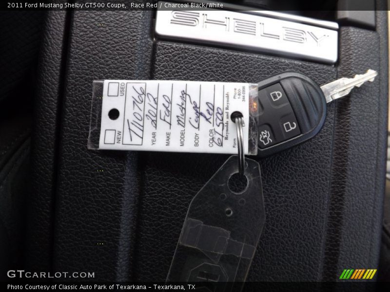Keys of 2011 Mustang Shelby GT500 Coupe
