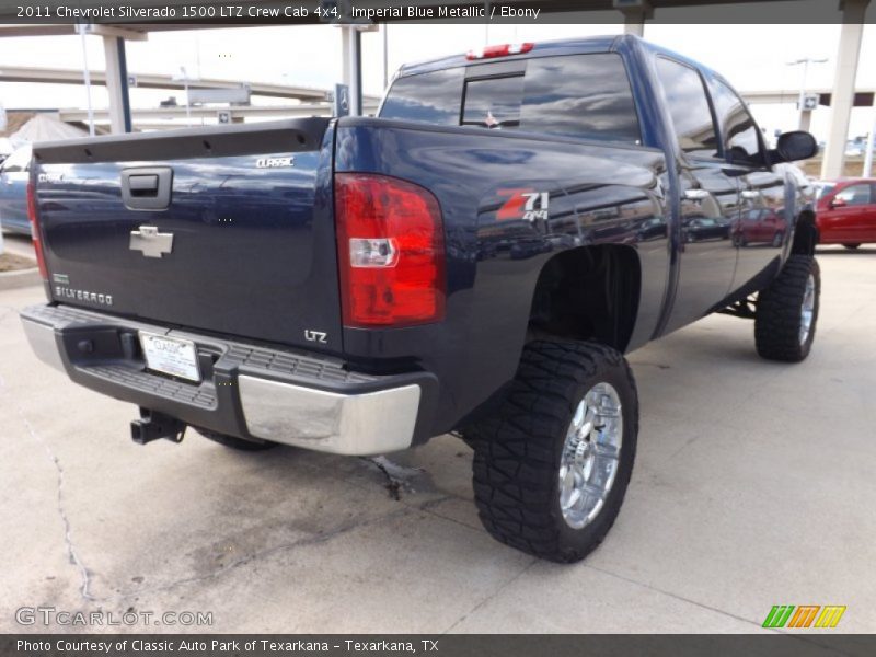 Imperial Blue Metallic / Ebony 2011 Chevrolet Silverado 1500 LTZ Crew Cab 4x4