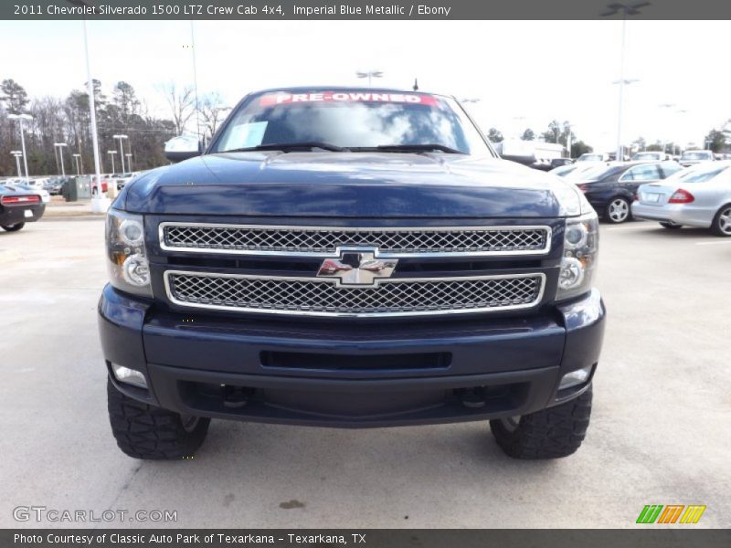 Imperial Blue Metallic / Ebony 2011 Chevrolet Silverado 1500 LTZ Crew Cab 4x4