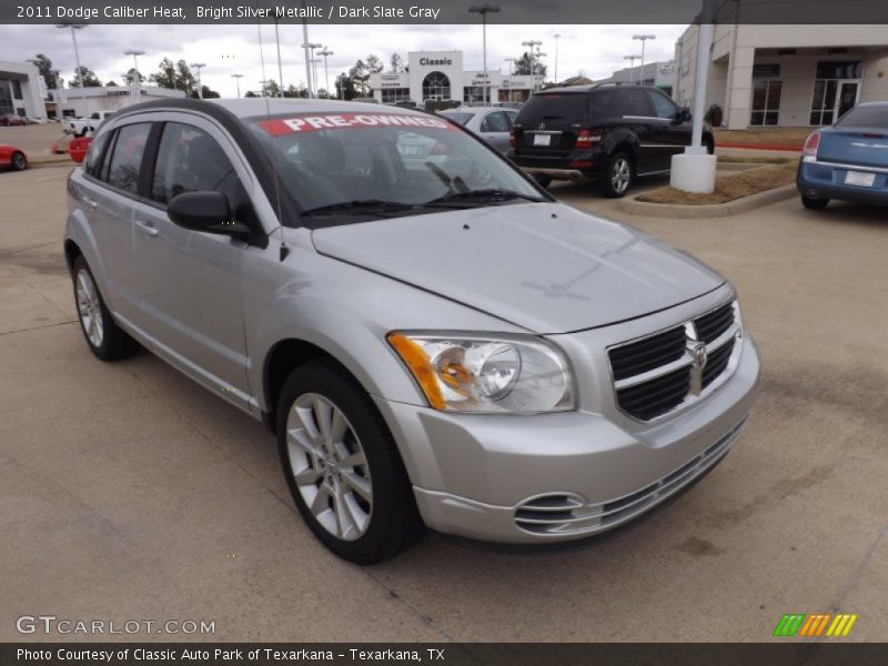 Bright Silver Metallic / Dark Slate Gray 2011 Dodge Caliber Heat