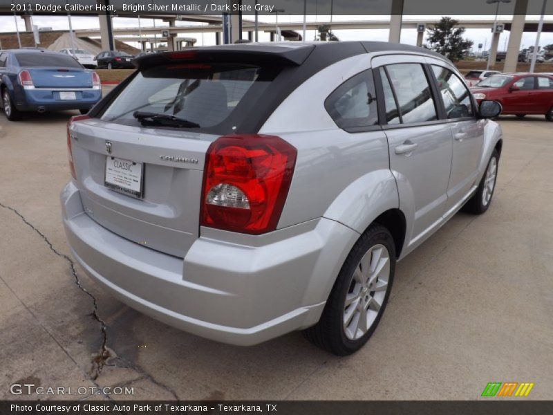 Bright Silver Metallic / Dark Slate Gray 2011 Dodge Caliber Heat