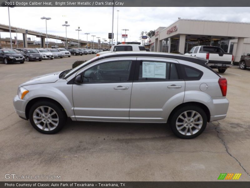 Bright Silver Metallic / Dark Slate Gray 2011 Dodge Caliber Heat