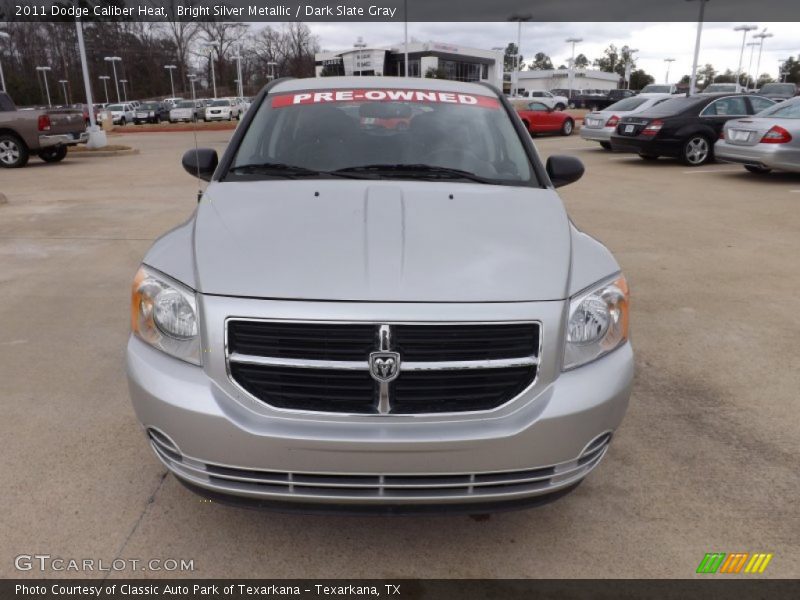 Bright Silver Metallic / Dark Slate Gray 2011 Dodge Caliber Heat