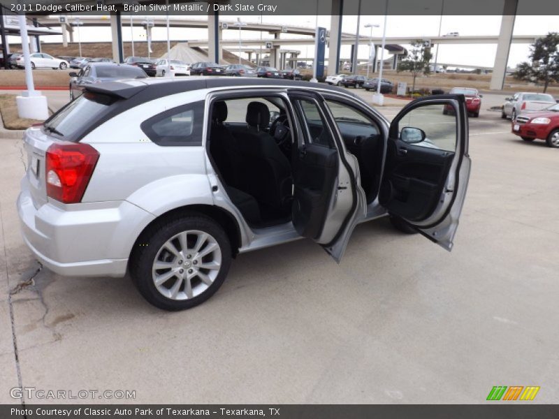 Bright Silver Metallic / Dark Slate Gray 2011 Dodge Caliber Heat
