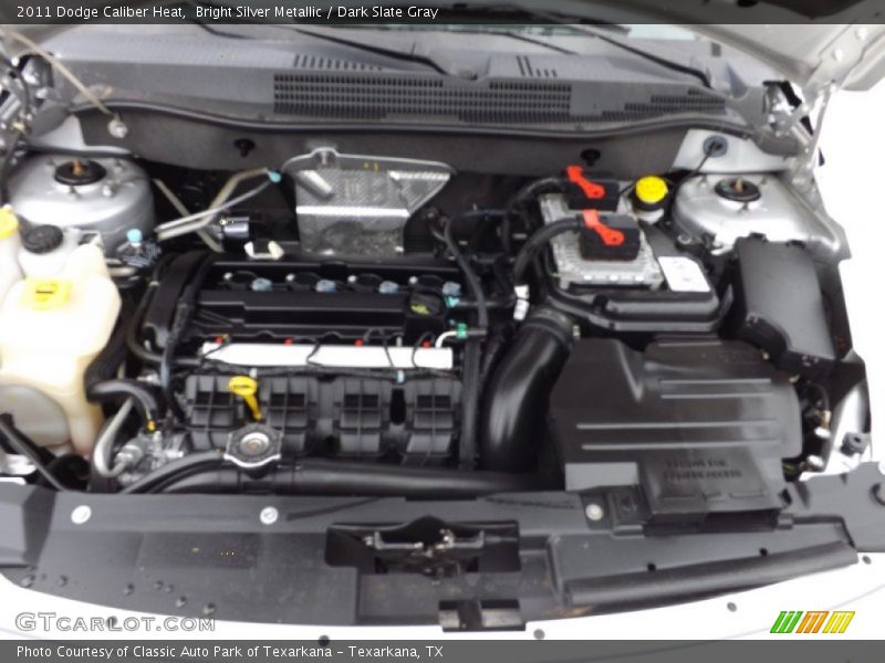 Bright Silver Metallic / Dark Slate Gray 2011 Dodge Caliber Heat