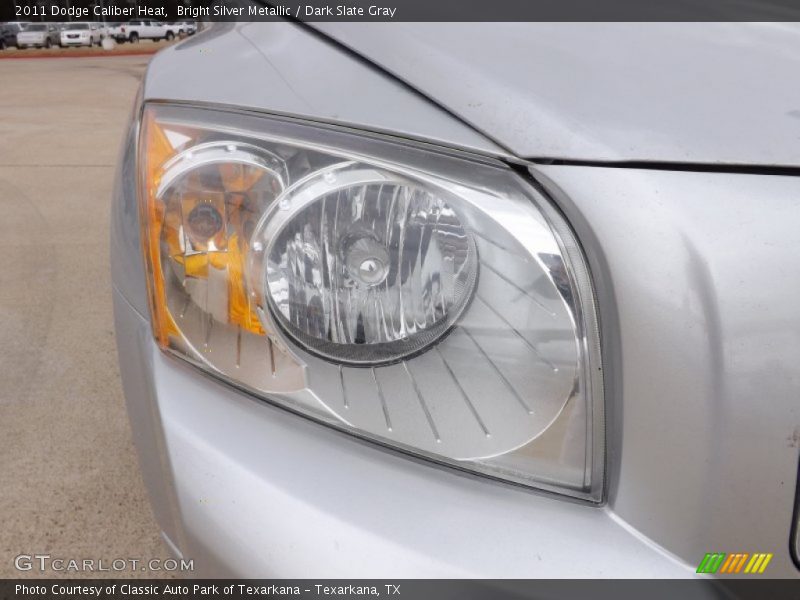 Bright Silver Metallic / Dark Slate Gray 2011 Dodge Caliber Heat