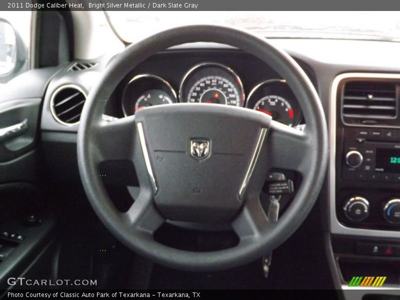 Bright Silver Metallic / Dark Slate Gray 2011 Dodge Caliber Heat