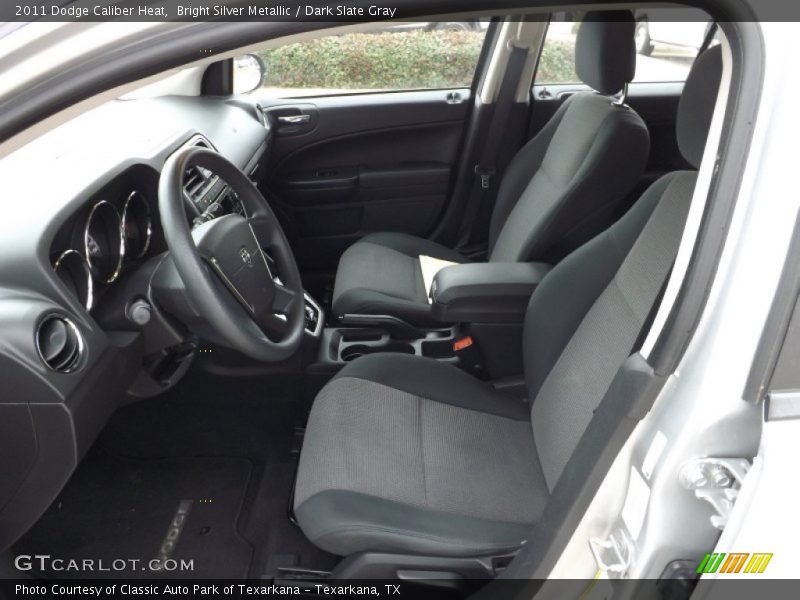 Bright Silver Metallic / Dark Slate Gray 2011 Dodge Caliber Heat