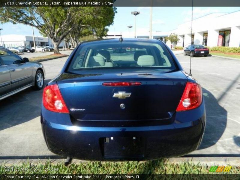 Imperial Blue Metallic / Gray 2010 Chevrolet Cobalt LS Sedan