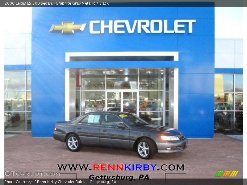 Graphite Gray Metallic / Black 2000 Lexus ES 300 Sedan