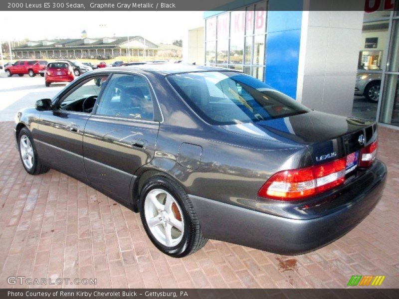 Graphite Gray Metallic / Black 2000 Lexus ES 300 Sedan