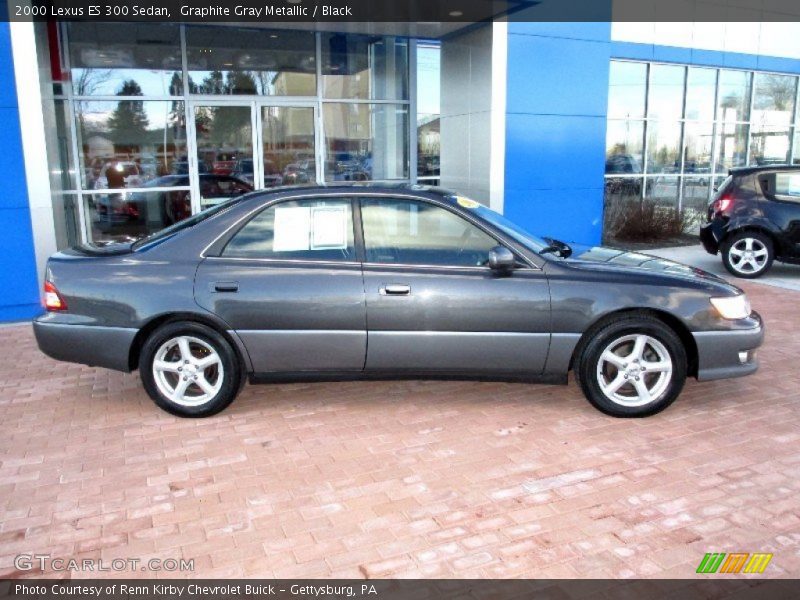 Graphite Gray Metallic / Black 2000 Lexus ES 300 Sedan