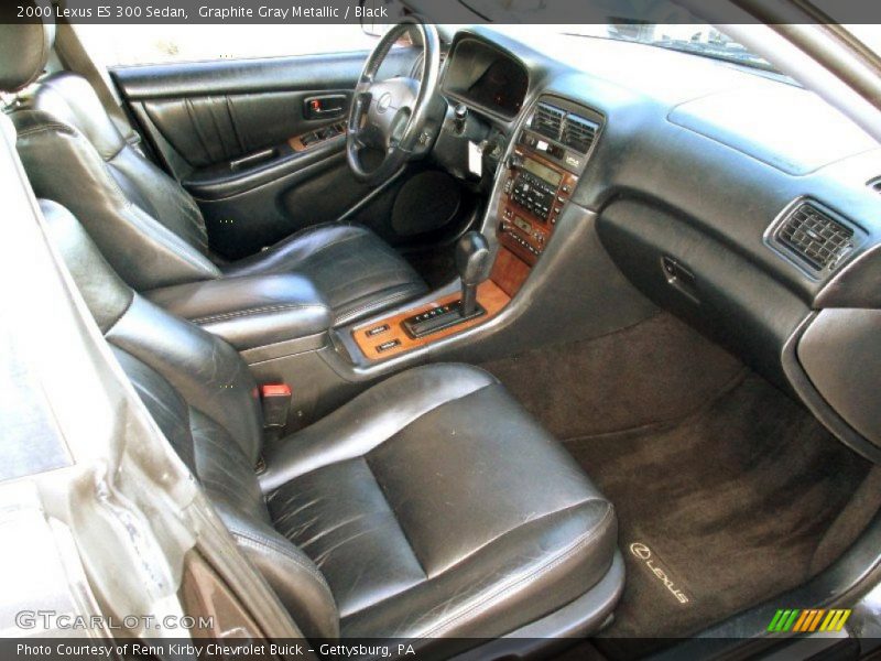 Graphite Gray Metallic / Black 2000 Lexus ES 300 Sedan