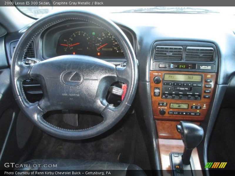 Graphite Gray Metallic / Black 2000 Lexus ES 300 Sedan