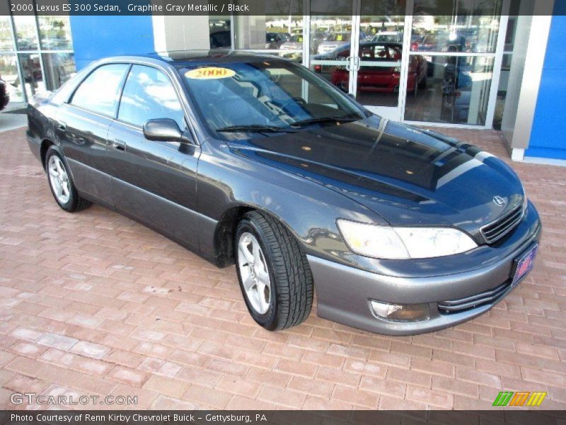 Graphite Gray Metallic / Black 2000 Lexus ES 300 Sedan