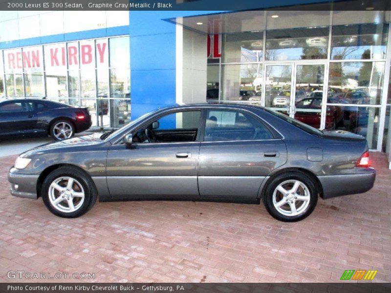 Graphite Gray Metallic / Black 2000 Lexus ES 300 Sedan