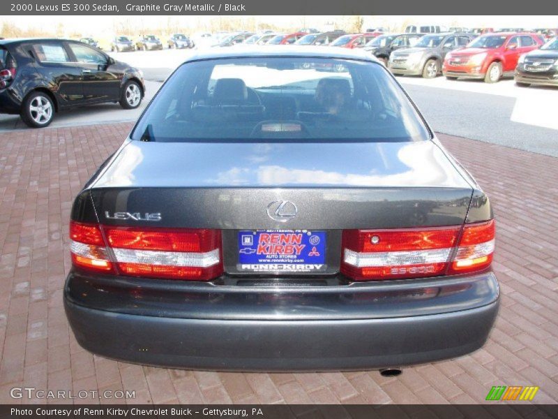 Graphite Gray Metallic / Black 2000 Lexus ES 300 Sedan