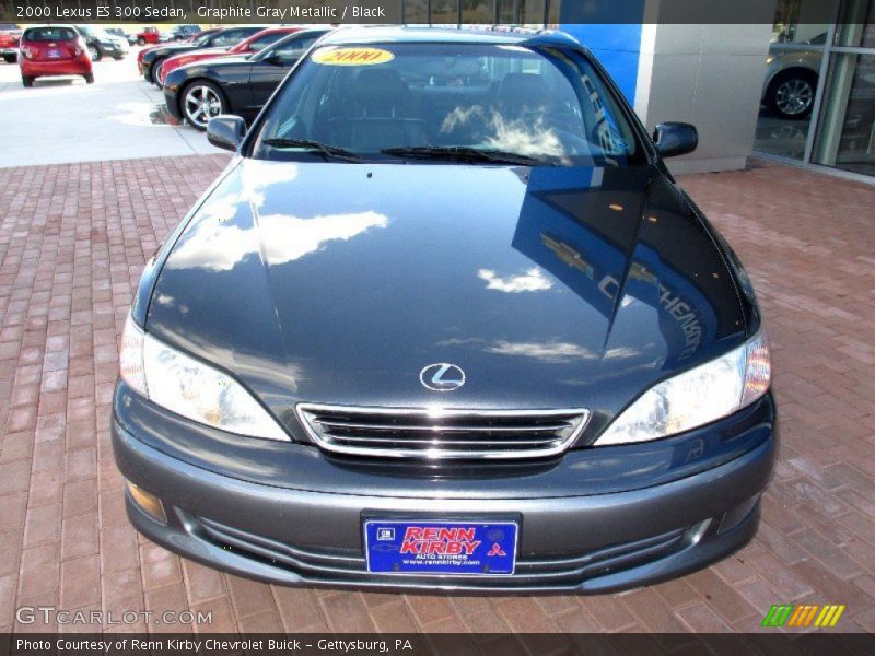Graphite Gray Metallic / Black 2000 Lexus ES 300 Sedan