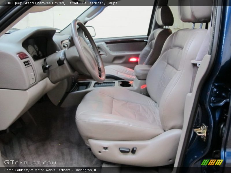 Front Seat of 2002 Grand Cherokee Limited