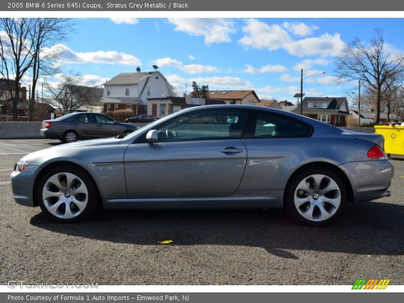 Stratus Grey Metallic / Black 2005 BMW 6 Series 645i Coupe