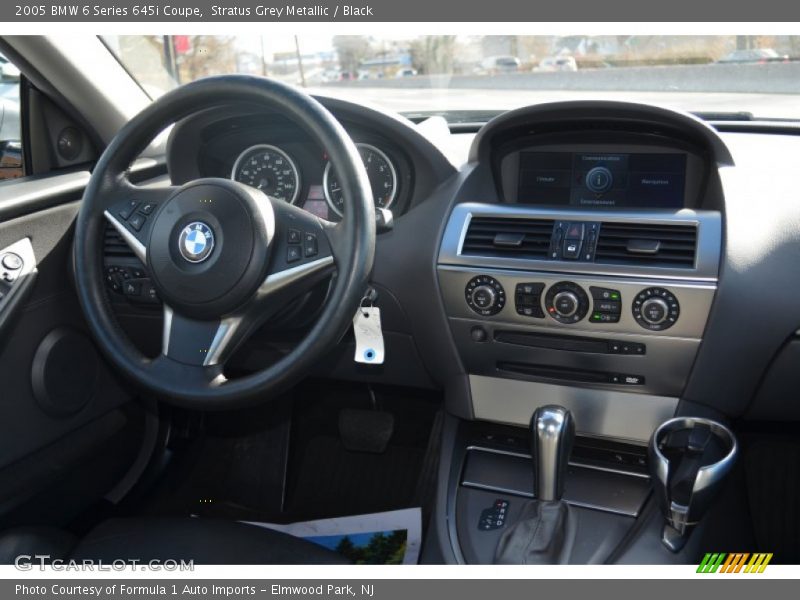 Stratus Grey Metallic / Black 2005 BMW 6 Series 645i Coupe