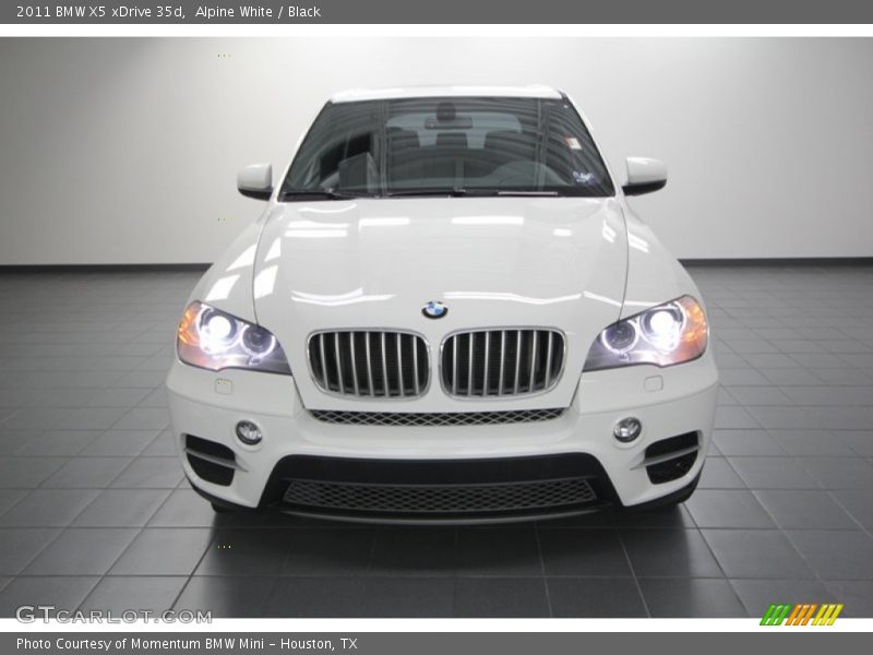 Alpine White / Black 2011 BMW X5 xDrive 35d