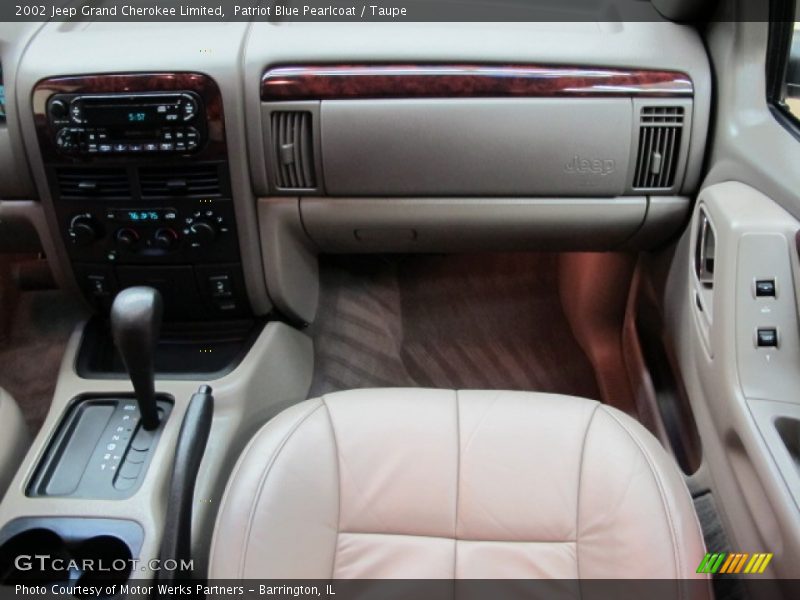 Patriot Blue Pearlcoat / Taupe 2002 Jeep Grand Cherokee Limited