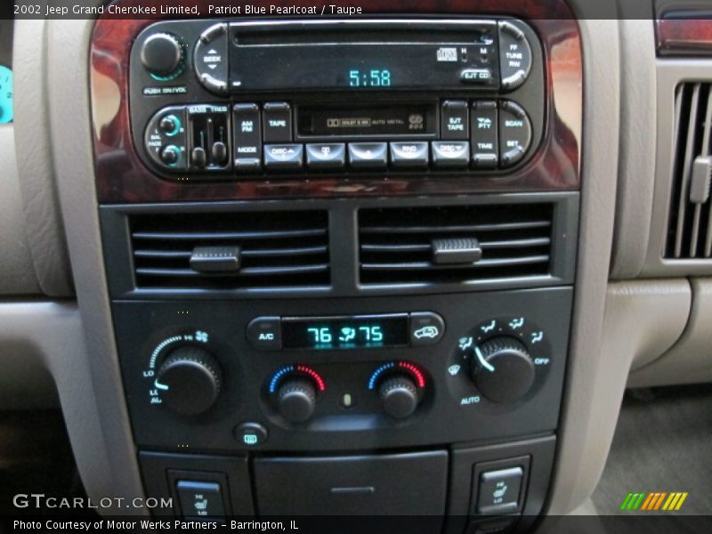 Controls of 2002 Grand Cherokee Limited