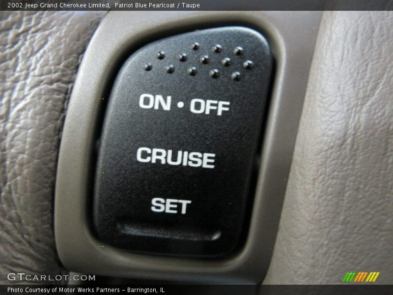 Patriot Blue Pearlcoat / Taupe 2002 Jeep Grand Cherokee Limited
