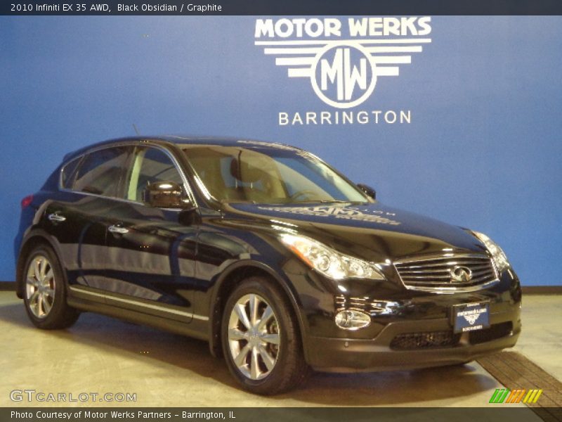 Black Obsidian / Graphite 2010 Infiniti EX 35 AWD