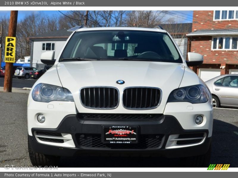 Alpine White / Black 2010 BMW X5 xDrive30i