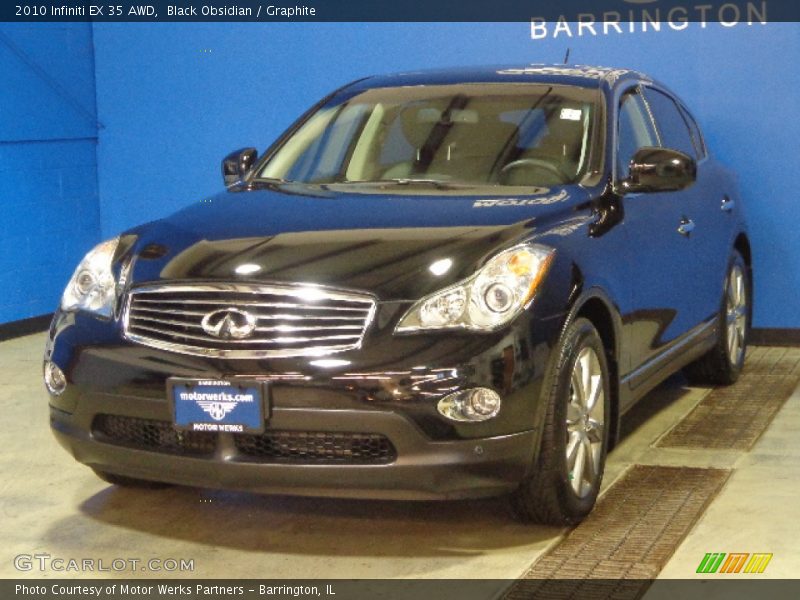Black Obsidian / Graphite 2010 Infiniti EX 35 AWD