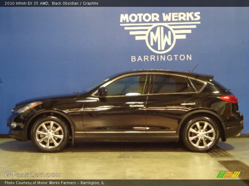 Black Obsidian / Graphite 2010 Infiniti EX 35 AWD