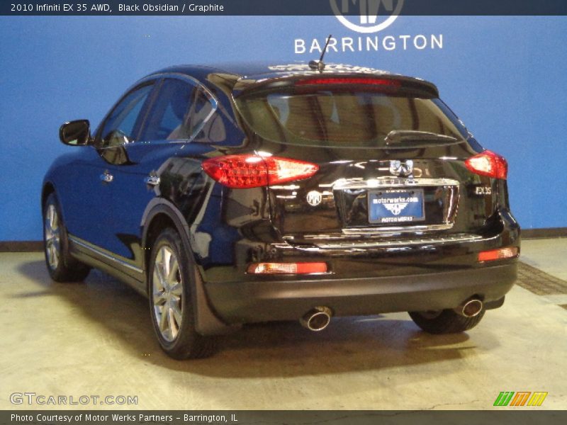 Black Obsidian / Graphite 2010 Infiniti EX 35 AWD