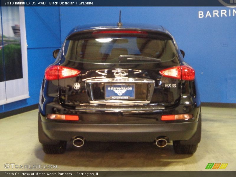 Black Obsidian / Graphite 2010 Infiniti EX 35 AWD
