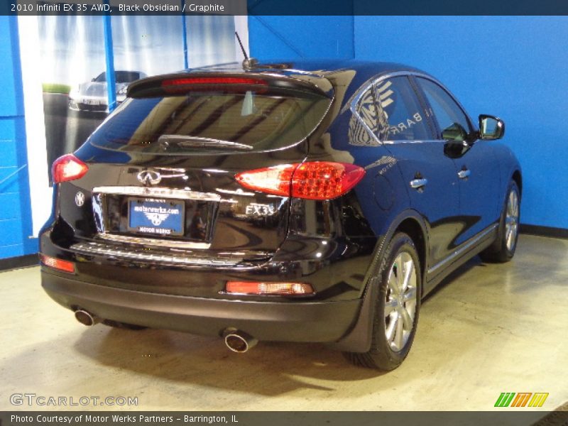 Black Obsidian / Graphite 2010 Infiniti EX 35 AWD