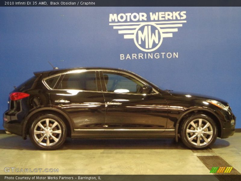 Black Obsidian / Graphite 2010 Infiniti EX 35 AWD