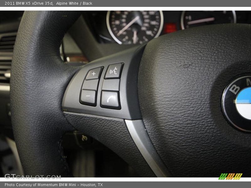 Alpine White / Black 2011 BMW X5 xDrive 35d