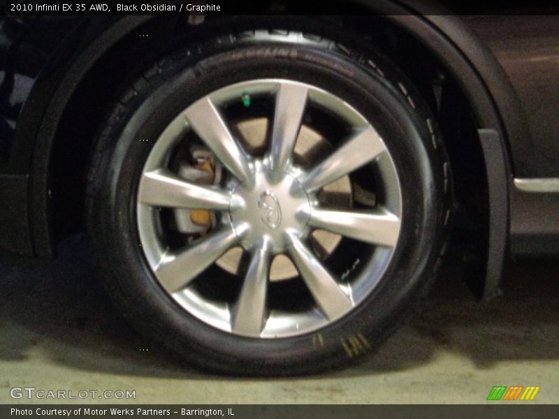 Black Obsidian / Graphite 2010 Infiniti EX 35 AWD
